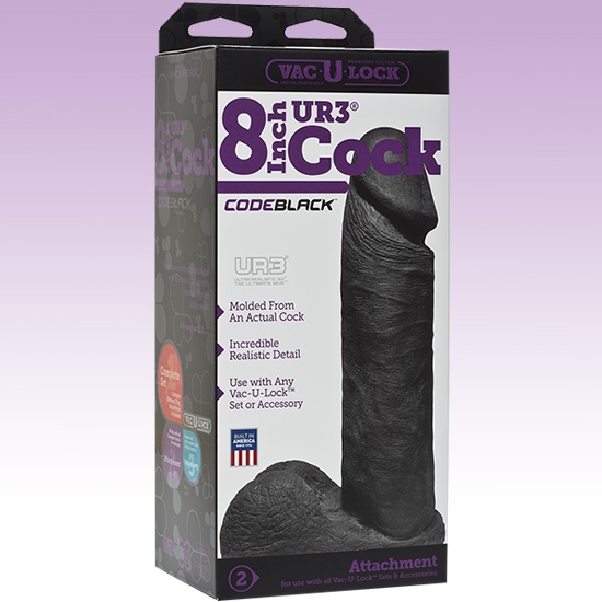 Фаллос-насадка Vac-U-Lock 8&quot; UR3 Cock, Doc Johnson