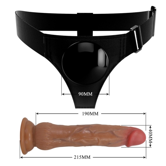 Женский страпон Kyton с эякуляцией 