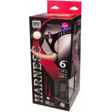 Страпон Harness 6" Simplex - 3 насадки Страпон Harness 6" Simplex - 3 насадки